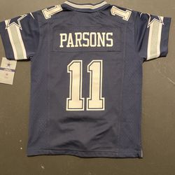 Micah Parsons #11 Navy Game Jersey
