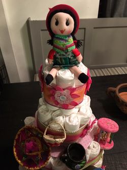 Mexican diaper cake 2025