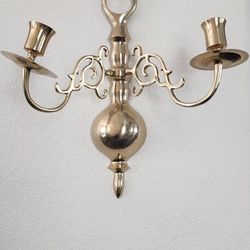 Brass Sconce Candle Holder