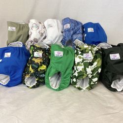 Reusable Diapers 5PK, 10pk More Colors Available 