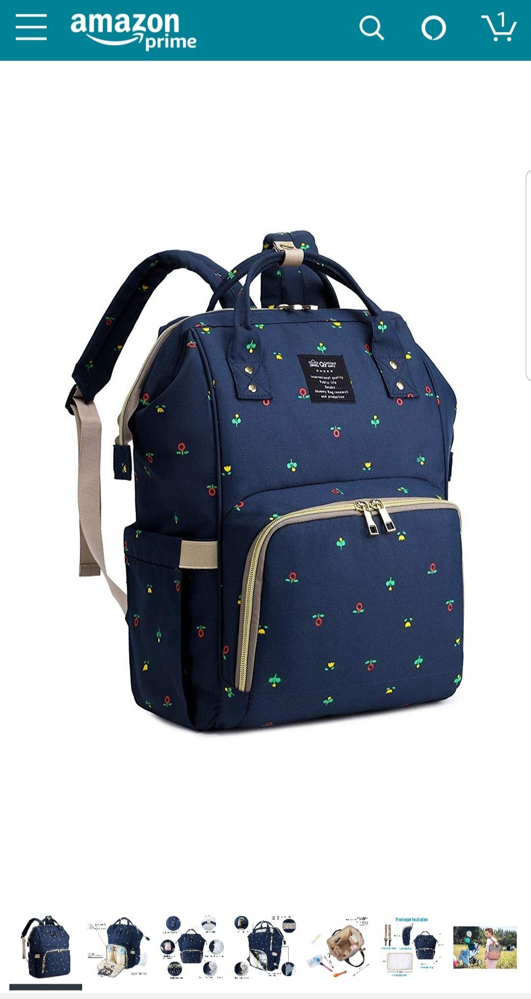 New diaper bag back pack