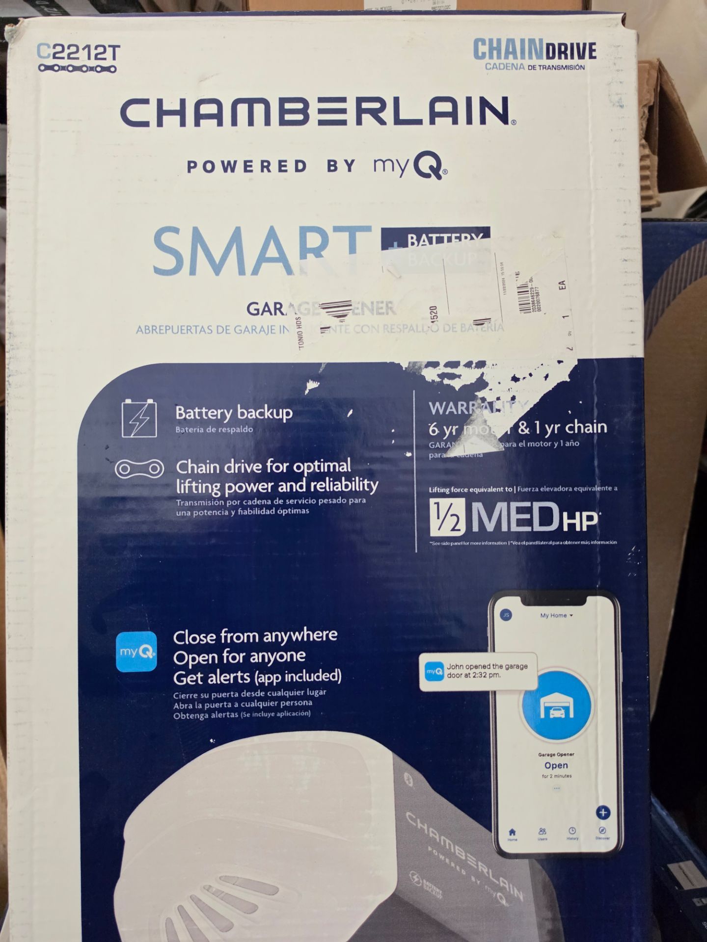 Chamberlain smart garage door opener