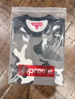 Supreme FW26’ week 6 Wildlife Camo Raglan L/S Top Snow Camo M