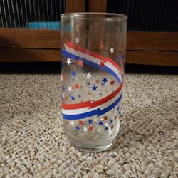 Libbey Patriotic Stars And Stripes Glass