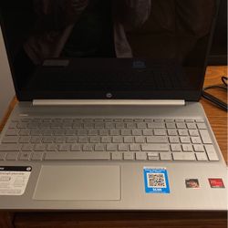 HP Laptop Silver  AMD Ryzen 3 AMD Radeon Graphics 