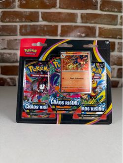 Pokemon Mega Evolution Chaos Rising 3-Pack Blister
