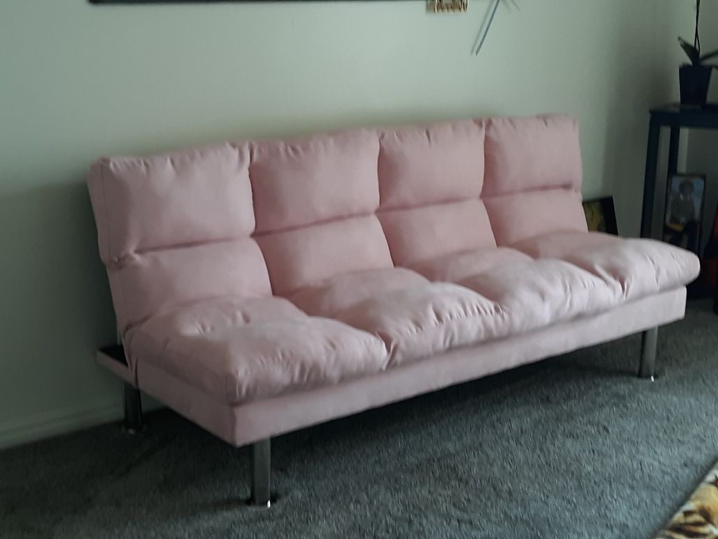 Brand NEW soft pink futon