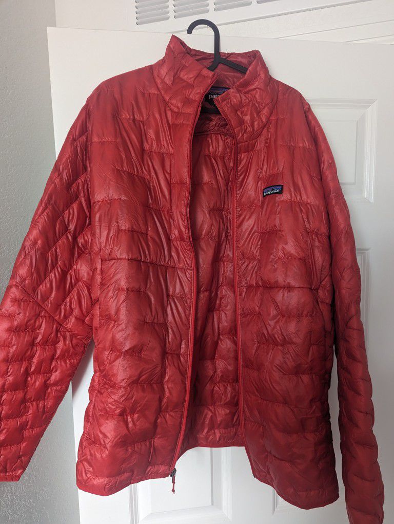 Red Patagonia Men's Puffer Jacket Xl
