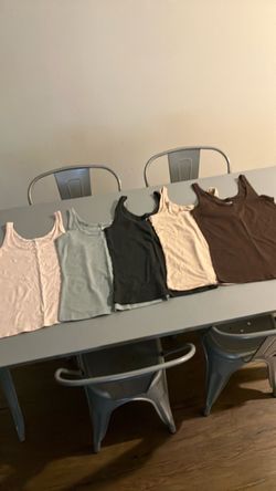 5 New Old Navy First Layer  Scoop Neck Tanks