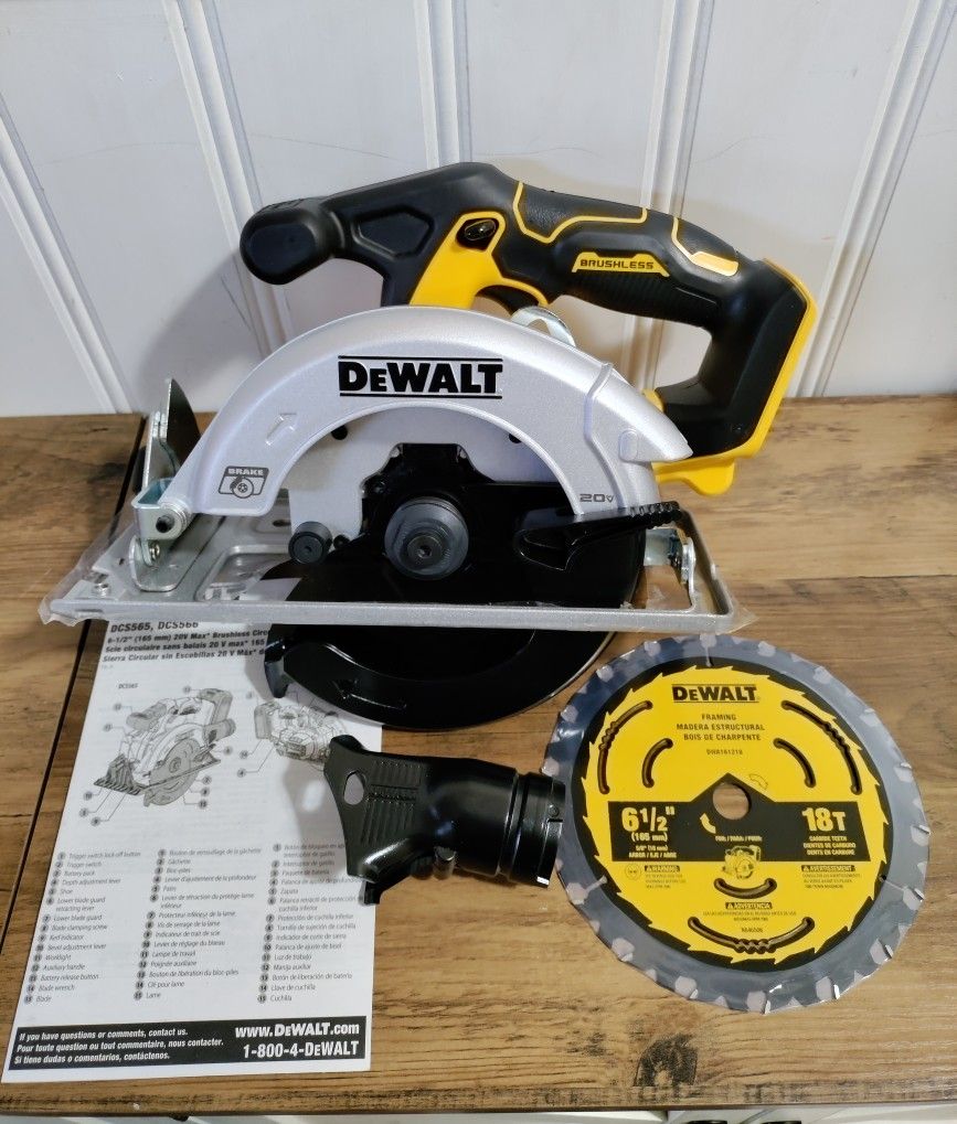 DEWALT DCS566 6-1/2 in Brushless Cordless Circular Saw