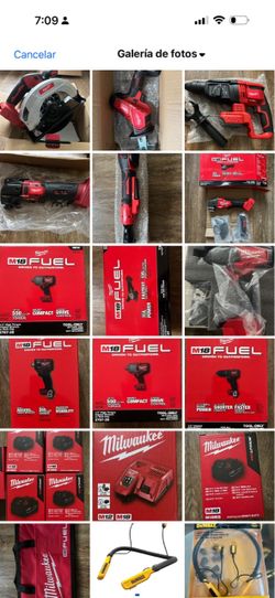 Milwaukee M18 FUEL Power Tool Lot