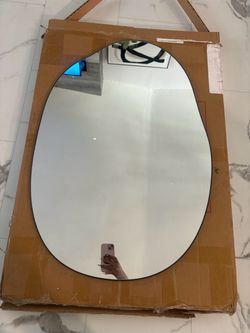Black trim mirror new