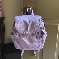 Purple back pack