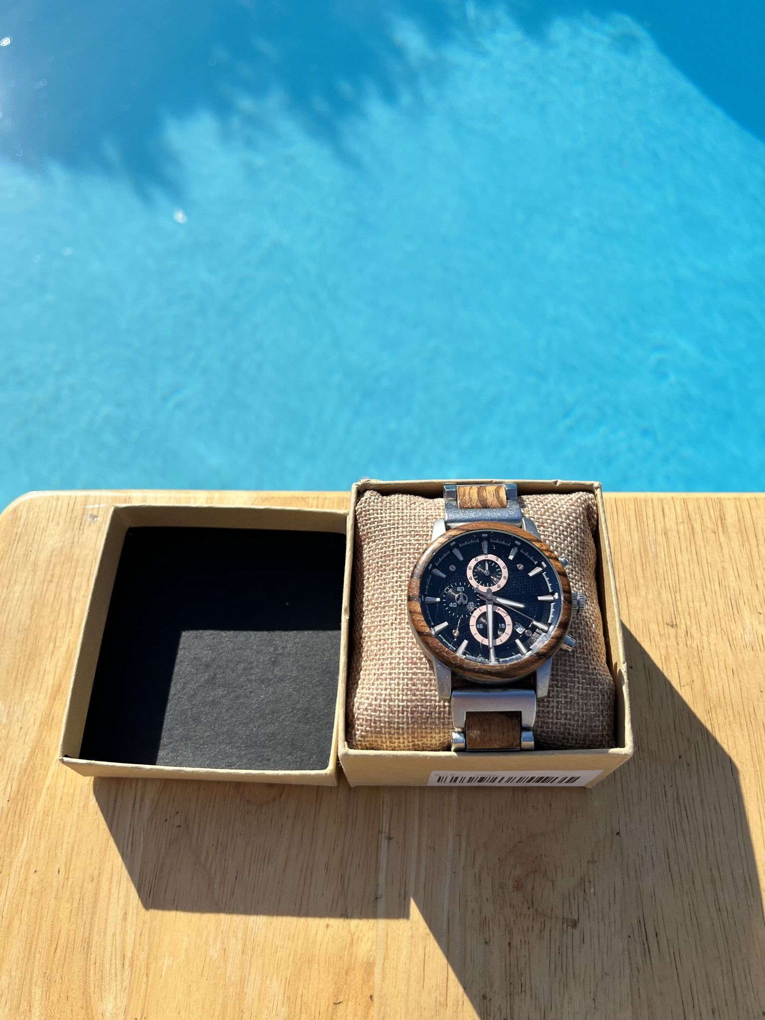 WoodWelt Titanium Watch