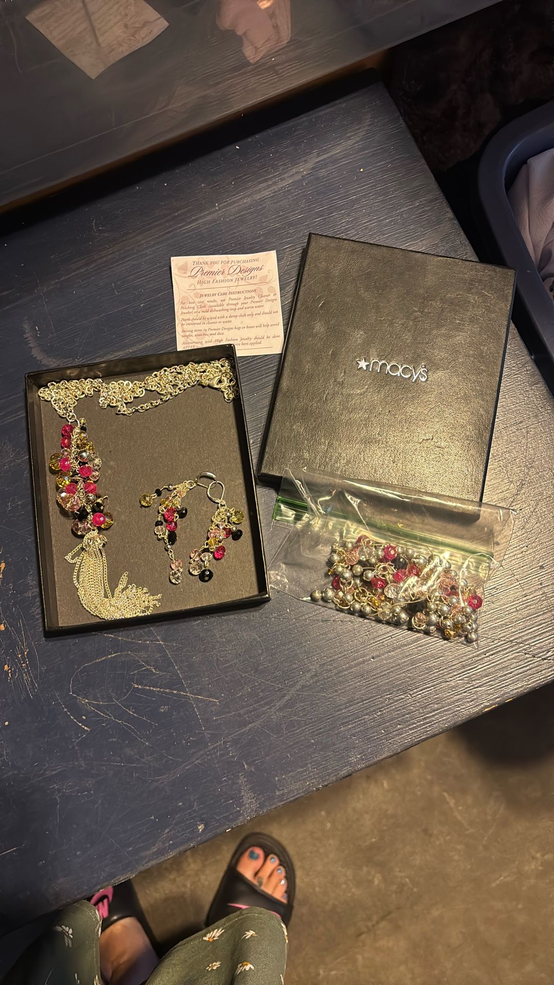 Cute costume jewelry set