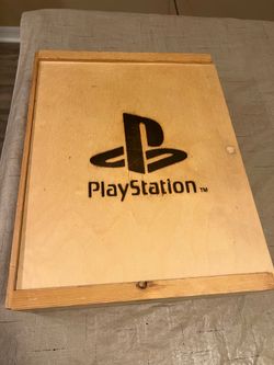 Handmade PlayStation Wooden Storage Box / Display Case