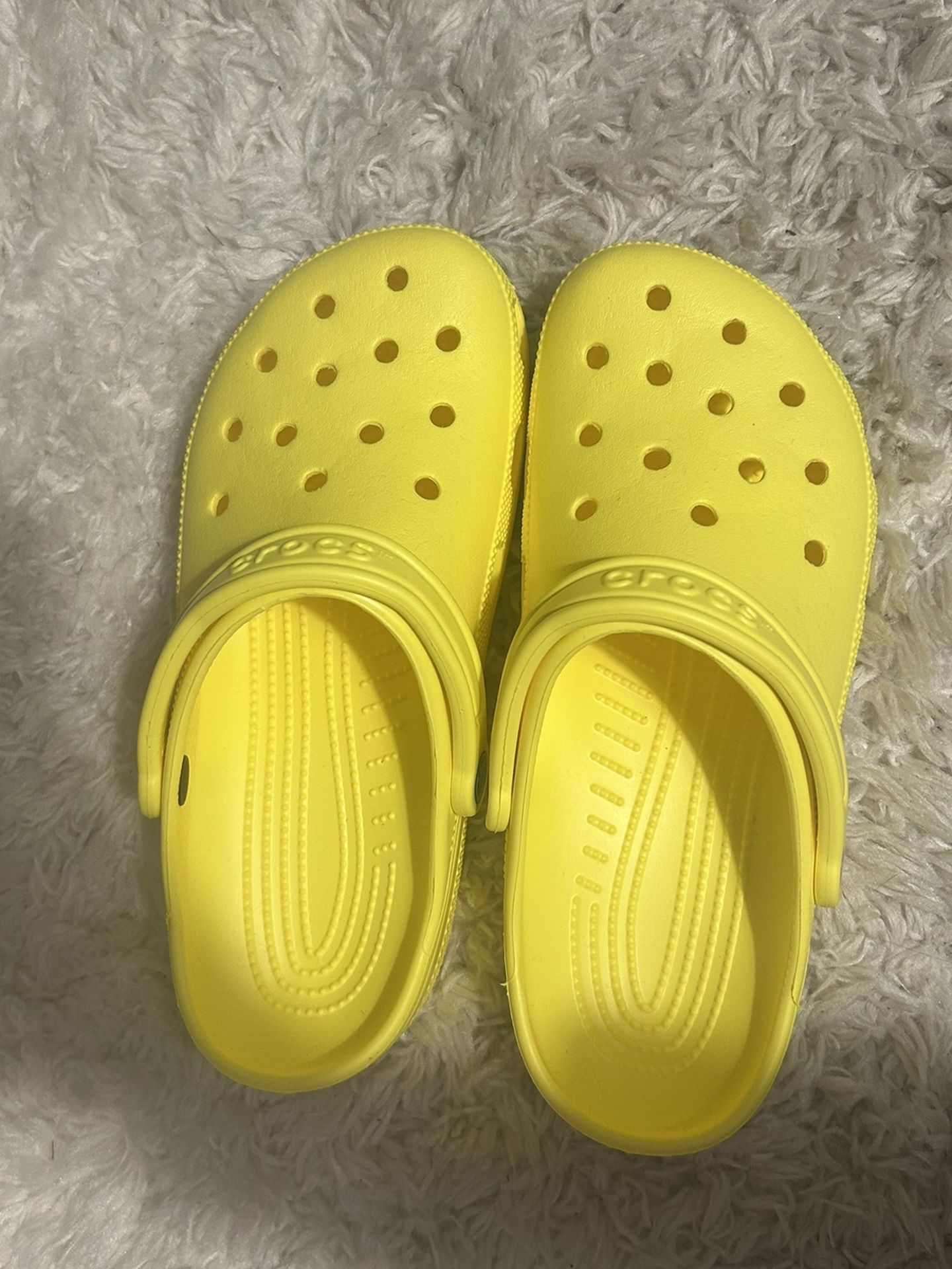 Yellow Crocs