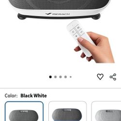 MERACH Vibration Plate Exercise Machine, Curved Vibration Plate for Lymphatic Drainage Weight Loss, Vibrating Plate with Real-Time Calorie Tracking on