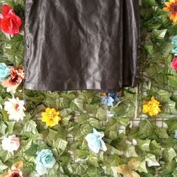 Leather Skirt