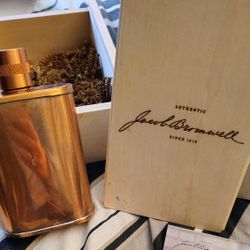 As Seen In Men's Health and Men's Journal - Handmade 22gauge Solid Copper Flask - Jacob Bromwell 