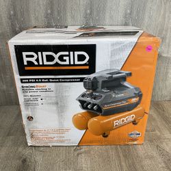 RIDGID 200 PSI 4.5 GAL. QUIET COMPRESSOR 