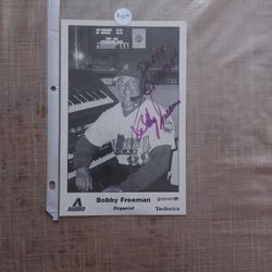 Bobby Freeman Signed Photo 