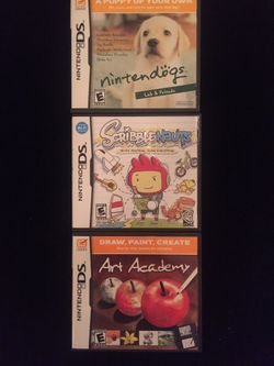 Nintendo DS Game Lot of 3 for DS 3DS 2DS Handheld Systems