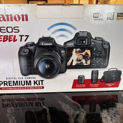 Canon EOS Rebel T7 Premium Kit 