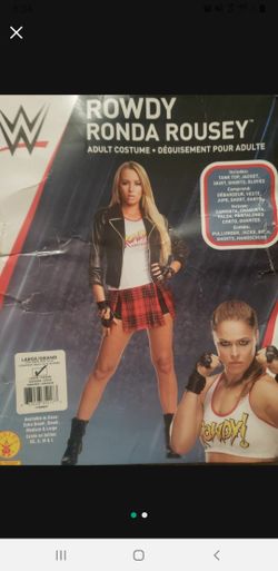 Large Rubies Rowdy Ronda Rousey Costume