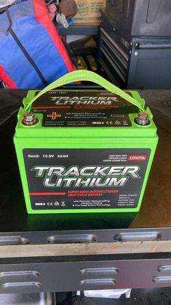 Tracker lithium battery 12.8v52ah
