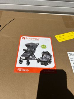 Baby trend stroller and cart seat grey