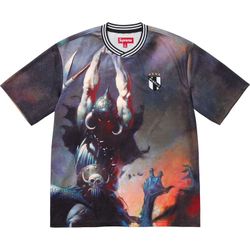 Supreme Frank Frazetta Soccer Jersey  Death Dealer XL 