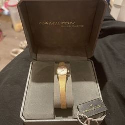 Vintage Hamilton Women’s Gold Watch 