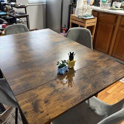 Folding Dining Table Set