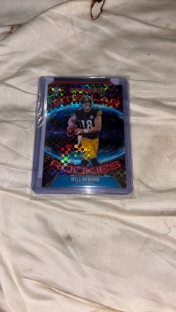 Will Howard Steelers Rookie Football Card 