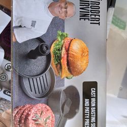 Cast Iron Hamburger Press