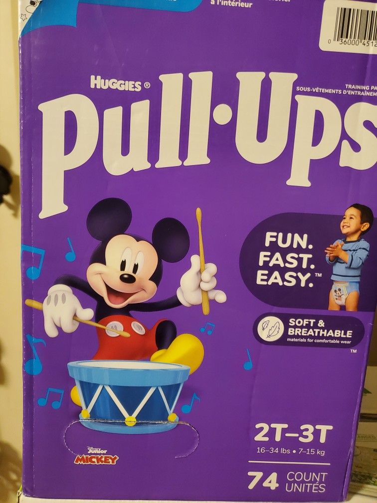 Huggies Pull Up 2t 3t $25 Each Box