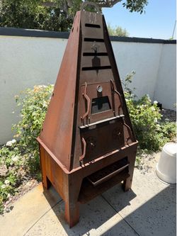 Pyro Tower grill/oven/smoker wood and charcoal