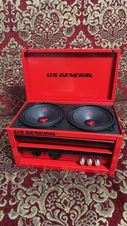 Custom 24V Bluetooth Mini Tool Box Boom Box Speaker