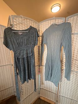 Grey Warm Dresses Medium