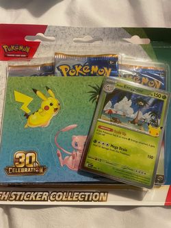 Pokemon 30th sticker collection