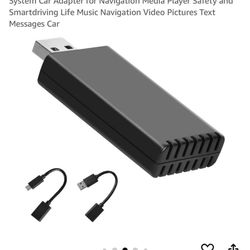 to Car Play Multimedia Player AlBox USB Dongle Intelligent System Car Adapter for Navigation Media Player Safety and Smartdriving Life Music Navigatio