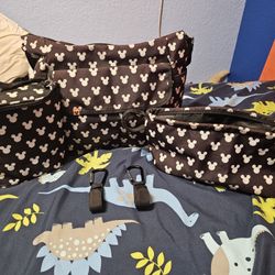 Mickey Mouse Baby Bag, Bottle Cooler, Stroller Caddy