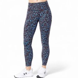Lululemon Fast and Free High-Rise Tight 25" Leopard Camo Blue Nile leggings
