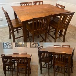 54 x42 pub table also comes with an extension
