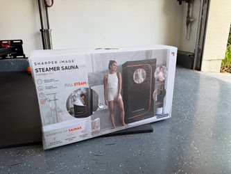 Sharper image steamer sauna