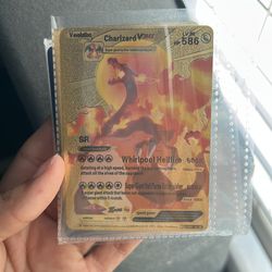 Gold Pokémon card