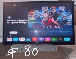 LG Flat Screen Smart TV