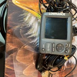 Lowrance Elite 5 With Brand New Transponder 