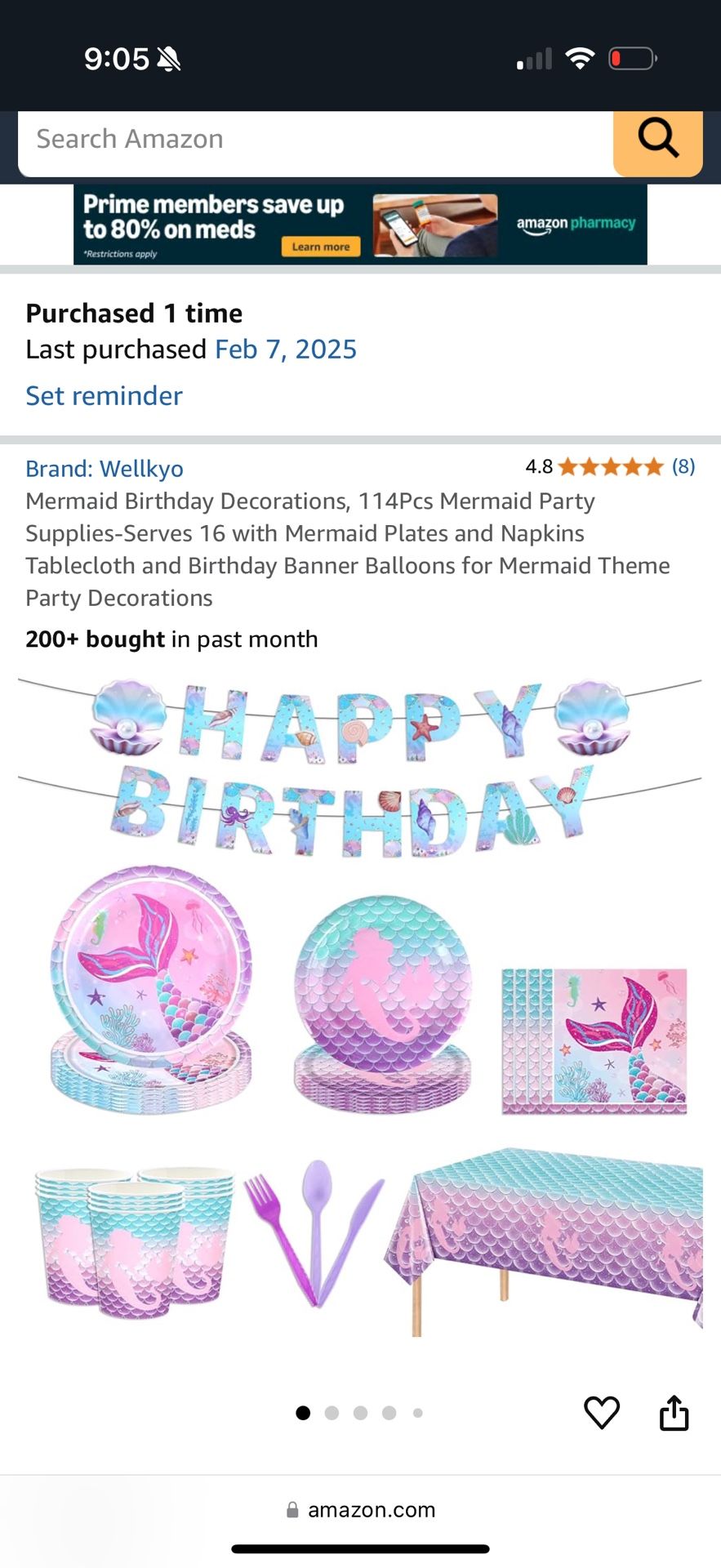Mermaid Decorations Unopened